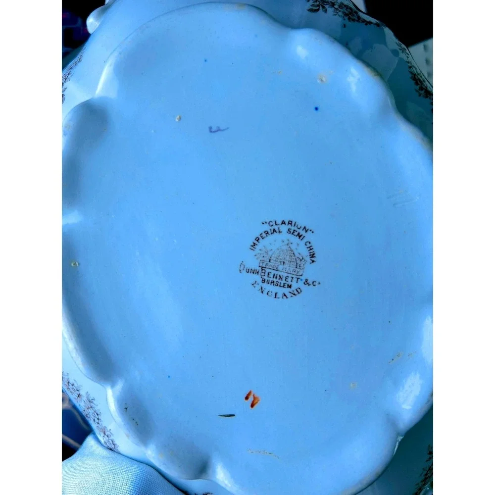 Antique English Tureen‎ Covered Serving Dish Clarion John Bennett Victorian